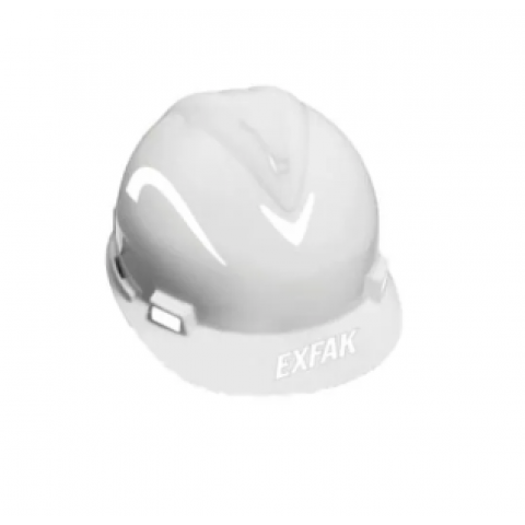 Capacete c/ Carneira e Jugular Classe B - Branco - Exfak